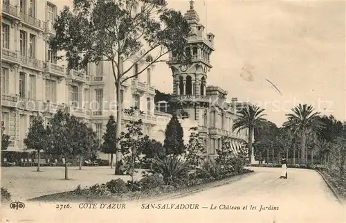 AK / Ansichtskarte San_Salvadour Le Chateau et les Jardins San_Salvadour