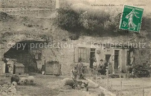 AK / Ansichtskarte Chateau du Loir Bauernhof Chateau du Loir