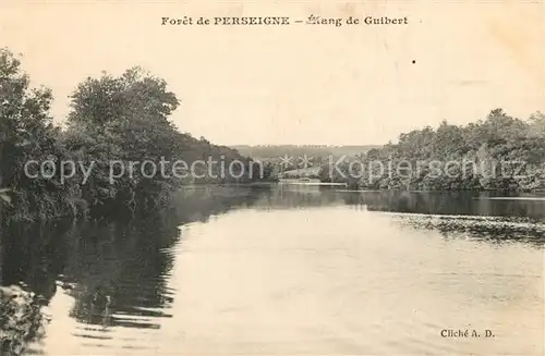 AK / Ansichtskarte Neufchatel en Saosnois Foret de Perseigne Etang de Guibert Neufchatel en Saosnois