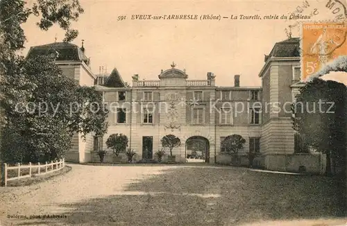 AK / Ansichtskarte Eveux_sur_l_Arbresle La Tourette entree du Chateau Eveux_sur_l_Arbresle