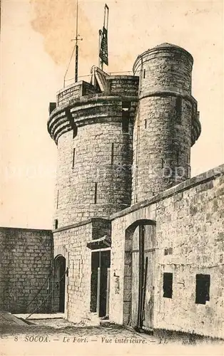 AK / Ansichtskarte Socoa Le Fort Vue interieure Socoa