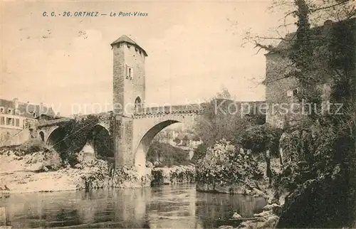 AK / Ansichtskarte Orthez Le Pont Vieux Orthez