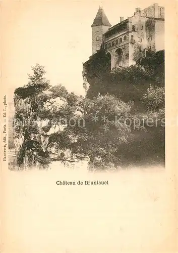 AK / Ansichtskarte Bruniauel_Bruniquel Chateau de Bruniauel 