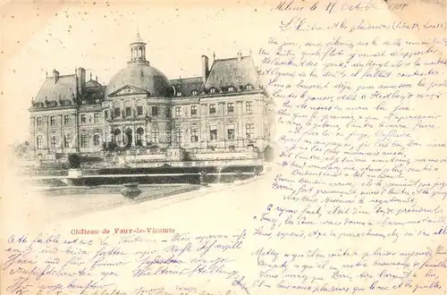 AK / Ansichtskarte Melun_Seine_et_Marne Chateau de Vaux le Vicomte Melun_Seine_et_Marne