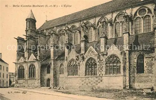 AK / Ansichtskarte Brie Comte Robert Eglise Brie Comte Robert