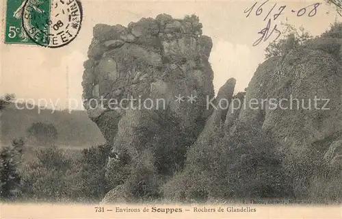 AK / Ansichtskarte Souppes sur Loing Rochers de Glandelles Souppes sur Loing