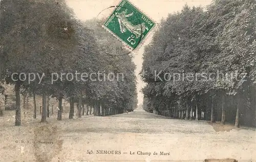 AK / Ansichtskarte Nemours_Seine et Marne Le Champ de Mars Nemours Seine et Marne