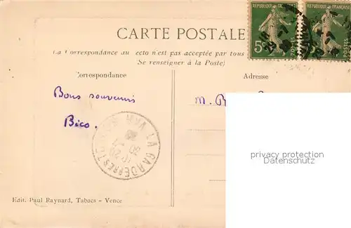 AK / Ansichtskarte Vence la Jolie Vue generale Vence la Jolie