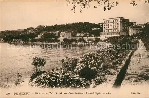 AK / Ansichtskarte Beaulieu sur Mer Vue sur le Cap Ferrat Beaulieu sur Mer