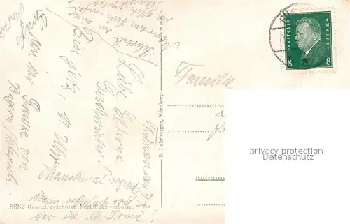 AK / Ansichtskarte Fuessen_Allgaeu Stadtbild mit Schloss Allgaeuer Alpen Fuessen Allgaeu