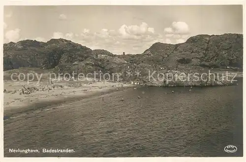 AK / Ansichtskarte Nevlunghavn Badestranden 