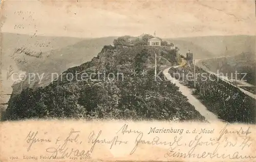 AK / Ansichtskarte Marienburg_Mosel Panorama Marienburg Mosel