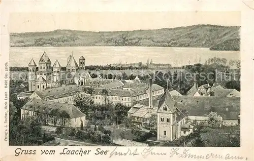 AK / Ansichtskarte Maria_Laach_Glees Kloster am Laacher See Maria_Laach_Glees