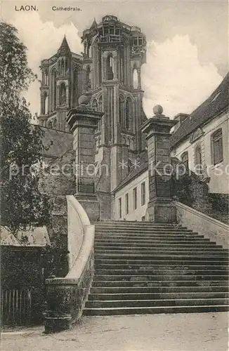 AK / Ansichtskarte Laon_Aisne Cathedrale Laon_Aisne