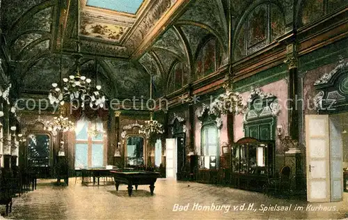 AK / Ansichtskarte Bad_Homburg Spielsaal im Kurhaus Bad_Homburg