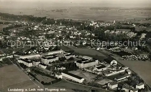 AK / Ansichtskarte Landsberg_Lech Fliegeraufnahme Landsberg_Lech