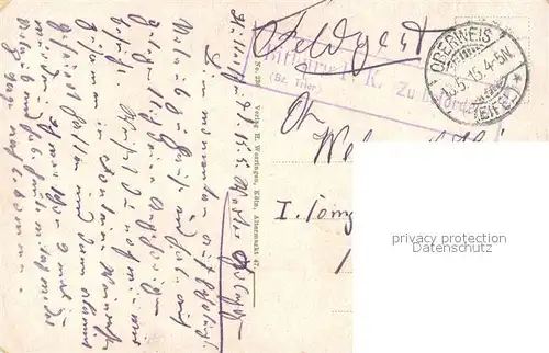 AK / Ansichtskarte Koeln_Rhein Frankenwerft Promenade Kirche Stempel Koeln_Rhein