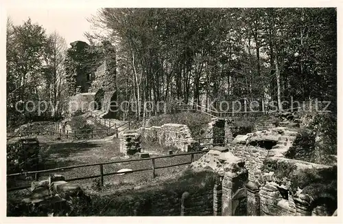 AK / Ansichtskarte Heidelberg_Neckar Ruine der Michaelsbasilika auf dem Heiligenberg Heidelberg Neckar