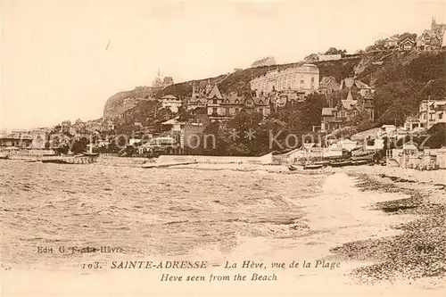 AK / Ansichtskarte Sainte Adresse La H?ve Plage Sainte Adresse