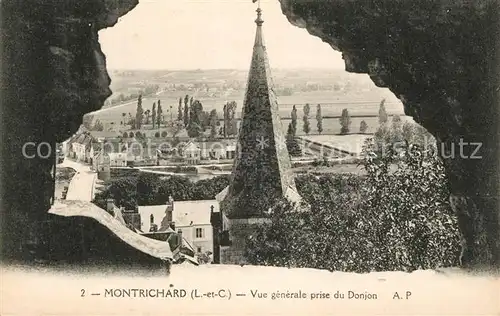 AK / Ansichtskarte Montrichard Vue prise du Donjon Montrichard