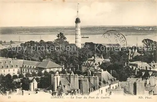 AK / Ansichtskarte Lorient_Morbihan_Bretagne Tour du Port de Guerre Lorient_Morbihan_Bretagne