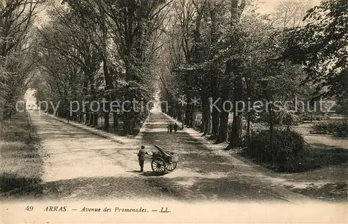 AK / Ansichtskarte Arras_Pas de Calais Avenue des Promenades Arras_Pas de Calais