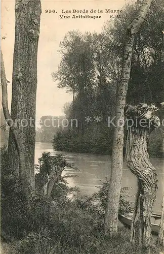 AK / Ansichtskarte Seine et Marne Les Bords de la Marne Vue Artistique Seine et Marne