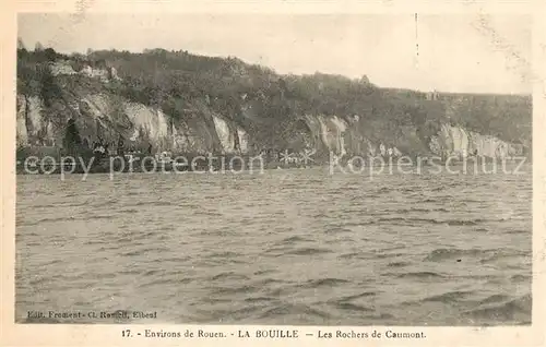 AK / Ansichtskarte La_Bouille_Seine Maritime Les Rochers de Caumont La_Bouille_Seine Maritime