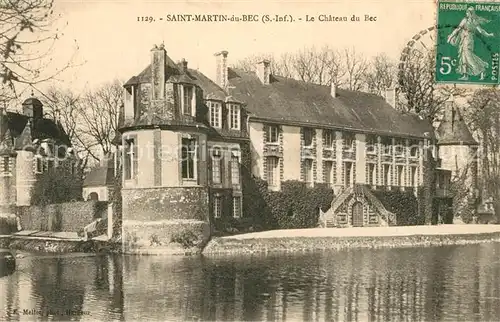 AK / Ansichtskarte Saint Martin du Bec Le Chateau du Bec Saint Martin du Bec