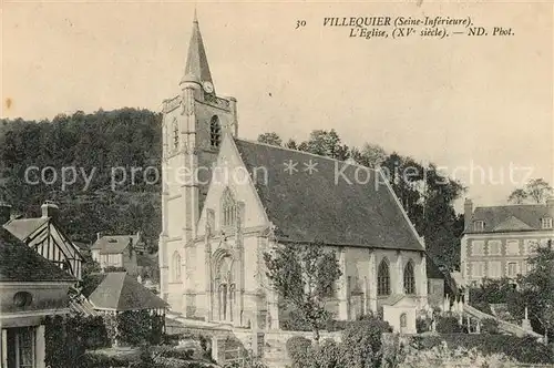 AK / Ansichtskarte Villequier Eglise Villequier