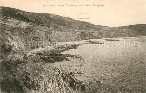 AK / Ansichtskarte Cherbourg_Octeville_Basse_Normandie Anse d Ecalgrain Cherbourg_Octeville