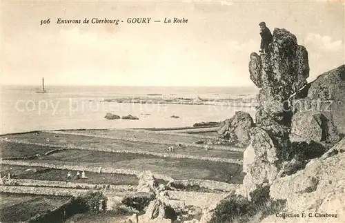 AK / Ansichtskarte Cherbourg_Octeville_Basse_Normandie Goury La Roche Cherbourg_Octeville