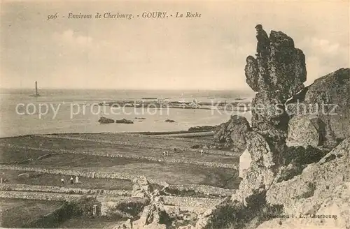 AK / Ansichtskarte Cherbourg_Octeville_Basse_Normandie Goury La Roche Cherbourg_Octeville