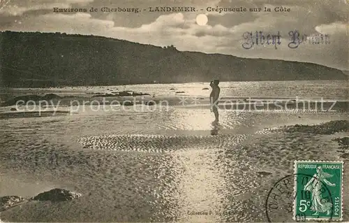 AK / Ansichtskarte Landemer Crepuscule sur la Cote Landemer