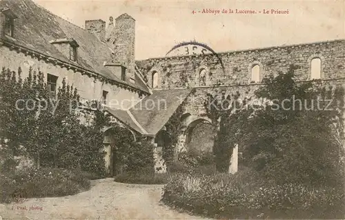 AK / Ansichtskarte La_Lucerne Abbaye de la Lucerne Le Prieure La_Lucerne