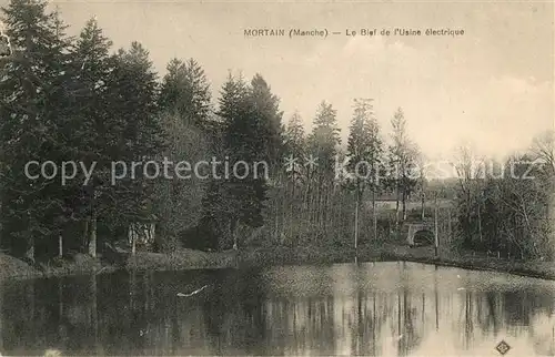 AK / Ansichtskarte Mortain Le Bief de lUsine electrique Mortain