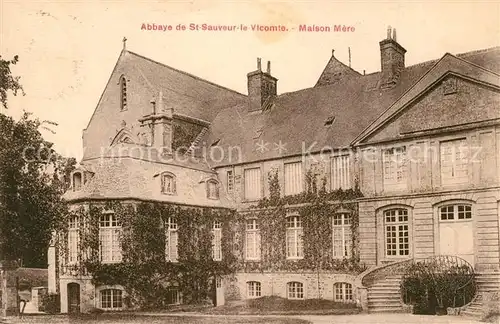 AK / Ansichtskarte Saint Sauveur le Vicomte Maison Mere Saint Sauveur le Vicomte