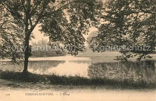 AK / Ansichtskarte Torigni sur Vire l Etang Torigni sur Vire
