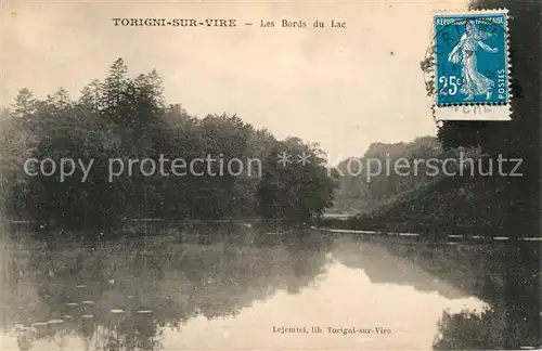 AK / Ansichtskarte Torigni sur Vire Les Bords du Lac Torigni sur Vire