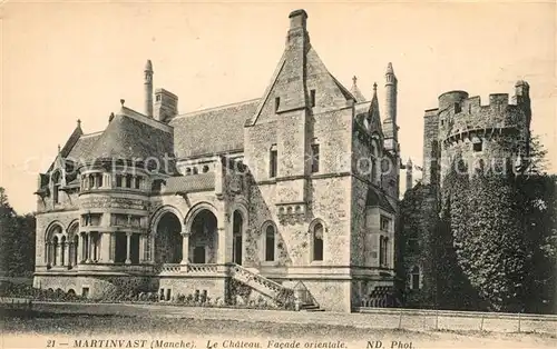 AK / Ansichtskarte Martinvast Le Chateau Facade orientale Martinvast