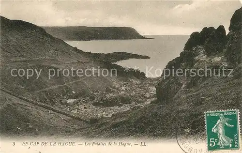 AK / Ansichtskarte La_Hague_Vauville Les Falaises de la Hague La_Hague_Vauville