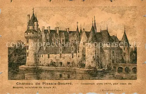 AK / Ansichtskarte Bourre Chateau de Plessis Bourre Bourre