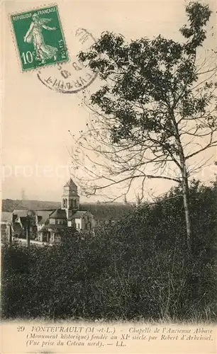 AK / Ansichtskarte Fontevraud l_Abbaye Chapelle de lAncienne Abbaye Fontevraud l Abbaye