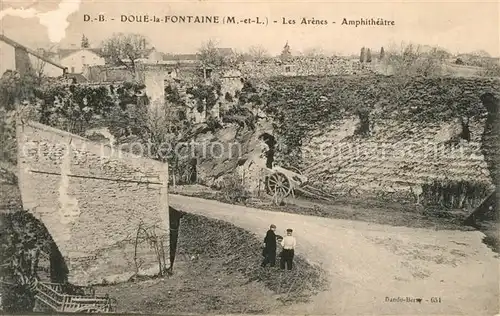 AK / Ansichtskarte Doue la Fontaine Les Arenes Amphitheatre Doue la Fontaine