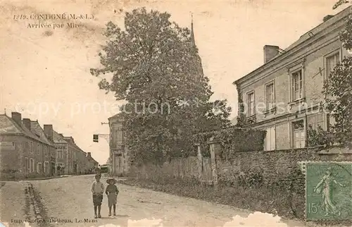 AK / Ansichtskarte Contigne Arrivee par Mire Contigne
