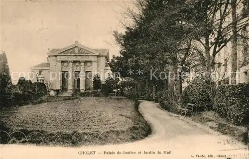 AK / Ansichtskarte Cholet Palais de Justice et Jardin du Mail Cholet