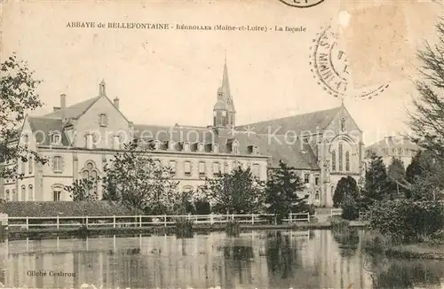 AK / Ansichtskarte Begrolles en Mauges Abbaye de Bellefontaine La facade Begrolles en Mauges