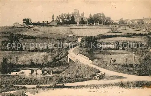 AK / Ansichtskarte Beaulieu sur Layon Chateau du Breuil coteaux de Bezigon Beaulieu sur Layon