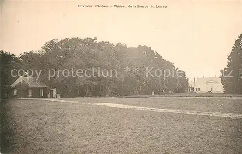 AK / Ansichtskarte Orleans_Loiret Chateau de la Source Orleans_Loiret