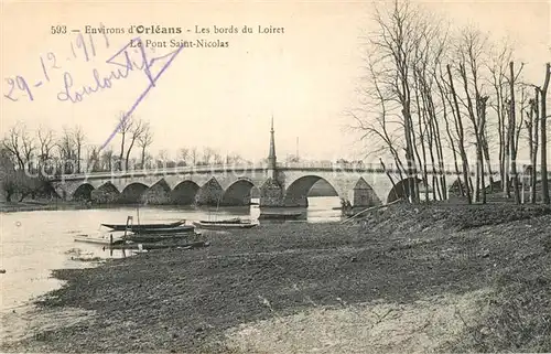 AK / Ansichtskarte Orleans_Loiret Le Pont Saint Nicolas Orleans_Loiret